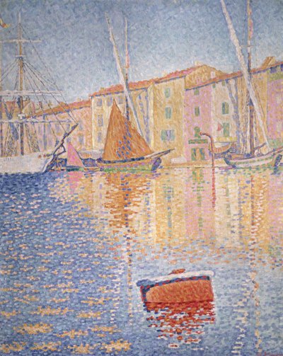 The Red Buoy, Saint Tropez by Paul Signac